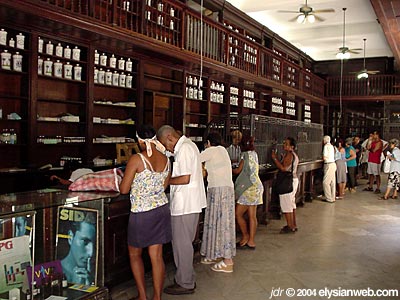 a pharmacy in havana, cuba